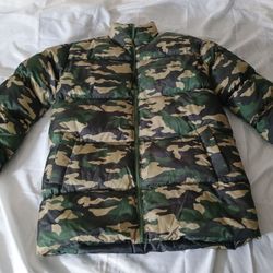 Camouflage Puffer Jacket