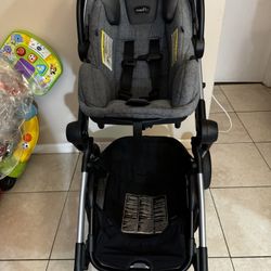 Evenflo Xpand Modular Travel System – Car Seat + Stroller – Excellent Condition