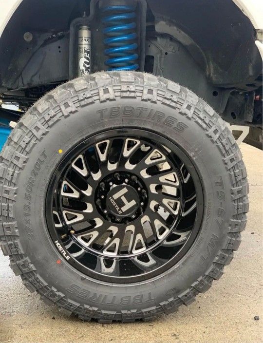Hostile h131 20x12 8x170 rims 37x13 50 r20 tbb m t tires finance
