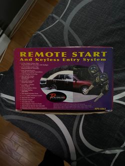 Remote Start and Keyless Entry - Universal