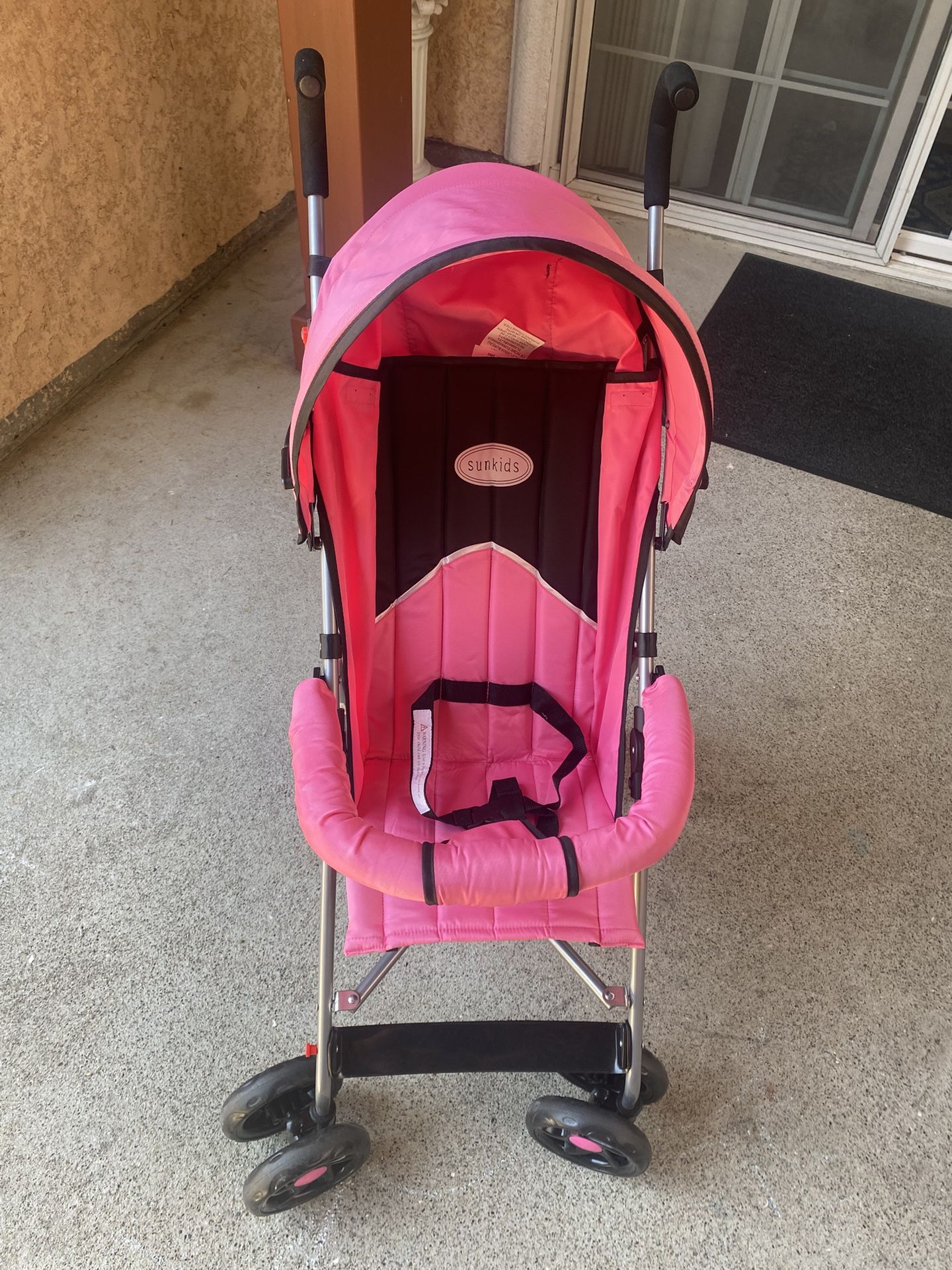 Sunkids Pink Umbrella Baby Stroller