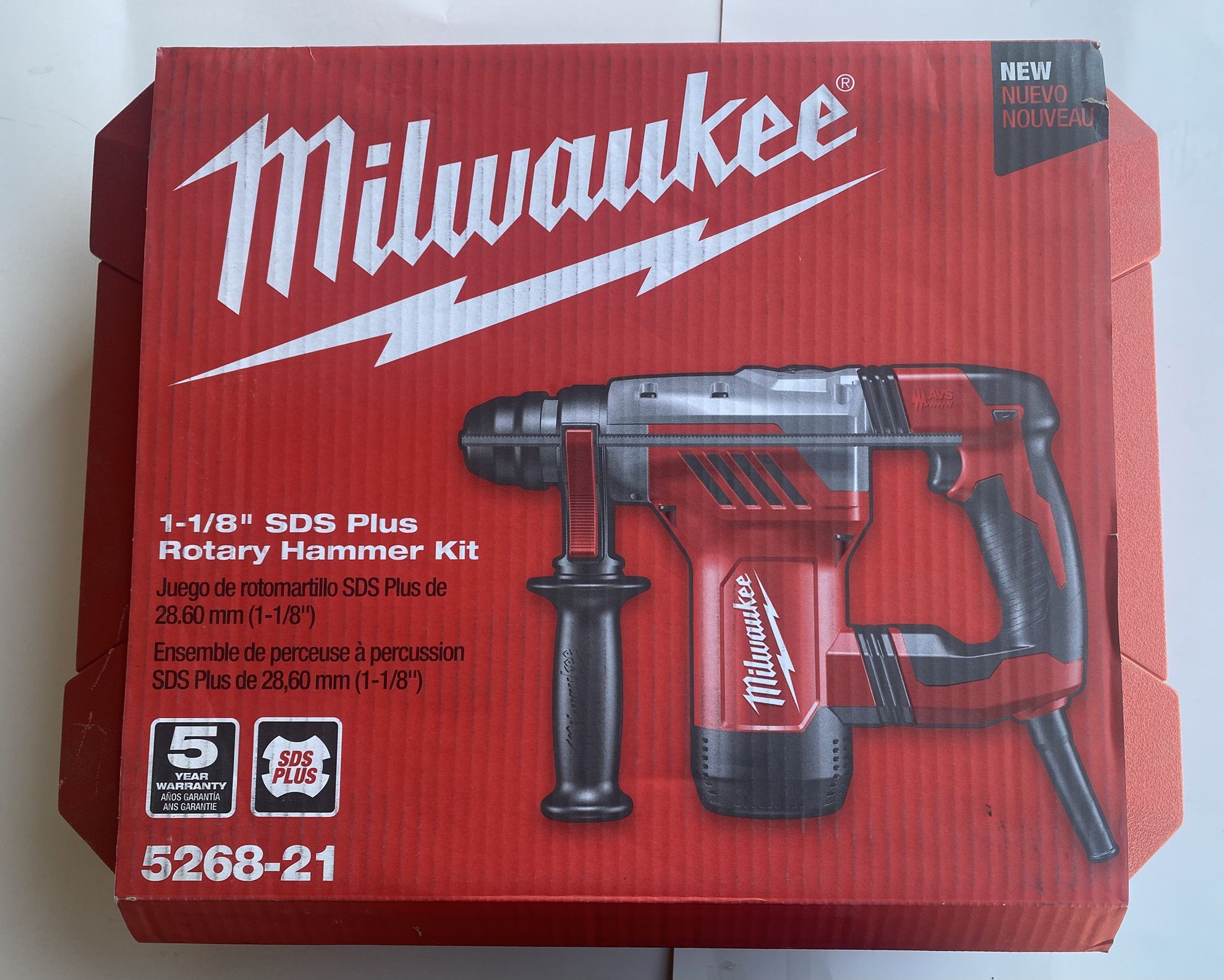 M6- Milwaukee 1-1/8 in. Corded SDS-Plus Rotary Hammer