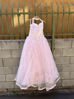 Quinceañera/ Sweet 16 Dress And Accessories - Bible, Crown, Guest Book, Pillow And Gloves