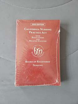 California Nursing Practice Act 2022