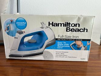 Ironing Board & Hamilton Beach Steam Iron Set