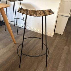 Rattan Bar Stools (3)
