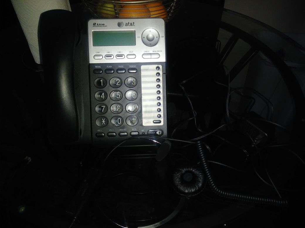 Att&t home phone and corded headset
