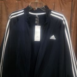 WOMEN'S ADIDAS JACKET NAVY BLUE  3XL Brand New 