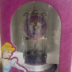 Disney Princess Glass Dome Anniversary Clock