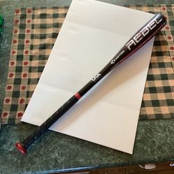 Easton rebel USA Baseball Bat 27” 17 Ounces In Great Condition, 2 1/4” Barrel -10 Drop, Alx501, Plainfield, Illinois.