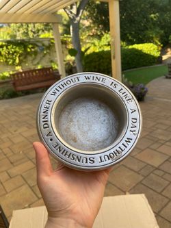Metal ashtray!