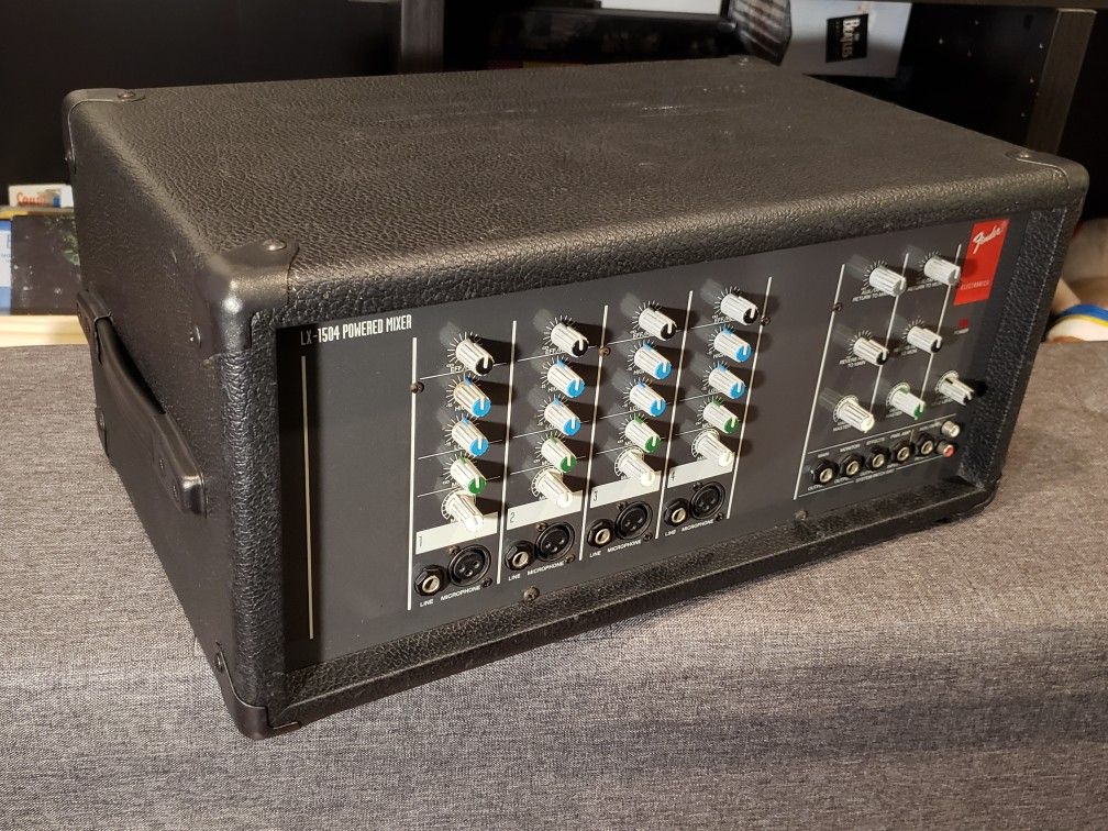 Fender lx 1504 4Ch Powered Amp and Mixer
OBO