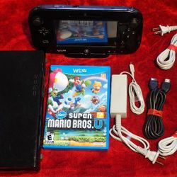 Original Nintendo Wii U With New Super Mario Bros U & Luigi U