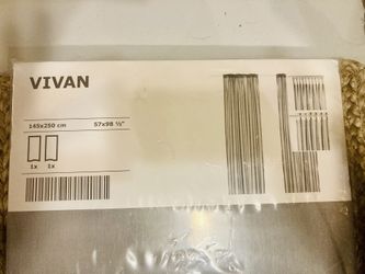 1 Pkg of Ikea curtain/drapes