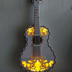 Disney Pixar Coco Miguel Interactive Toy Guitar Lights & Sound 2017 Tested/Works