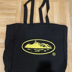 Corteiz Tote Bag Black Yellow 