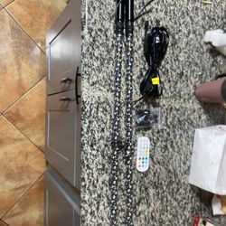 2ft 8” long  Led whip lights