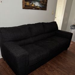 Black Queen Size Sofa Bed 