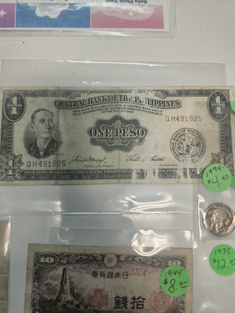 Vintage Coins & Currency From U.S & World Countries
