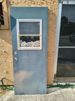 metal door