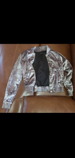 Theperfext velvet bomber jacket