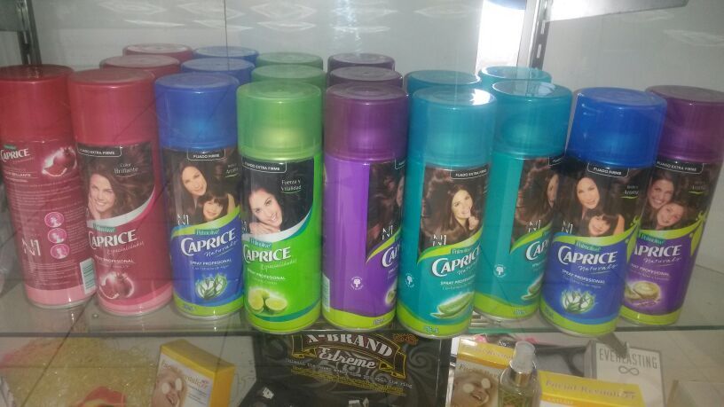 Caprice hairspray 100% organic