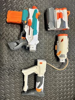 Nerf Modulus Tri-Strike Blaster, Mega Barrel, Rocket Launcher