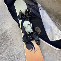 Snowboard & Bag