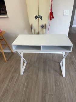 White desk