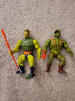 VINTAGE MATU HE-MAN KOBRA KHAN LEECH WHIPLASH