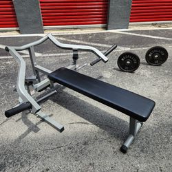 Home Gym Pro Chest Press Machine with 3x35s