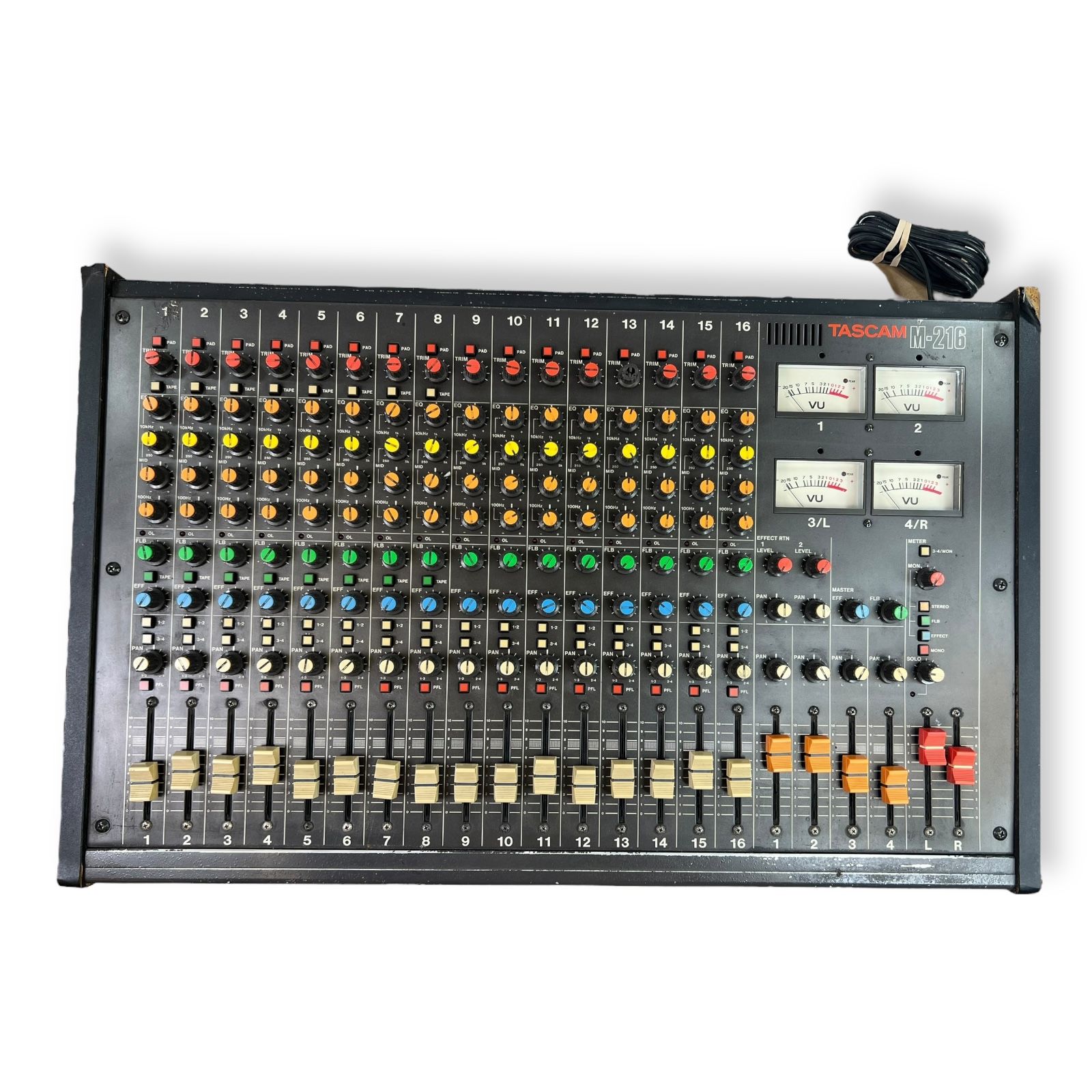 As Is, For Parts Or Repair - Tascam M-216 Analog Mixer Not Tested, Powers On