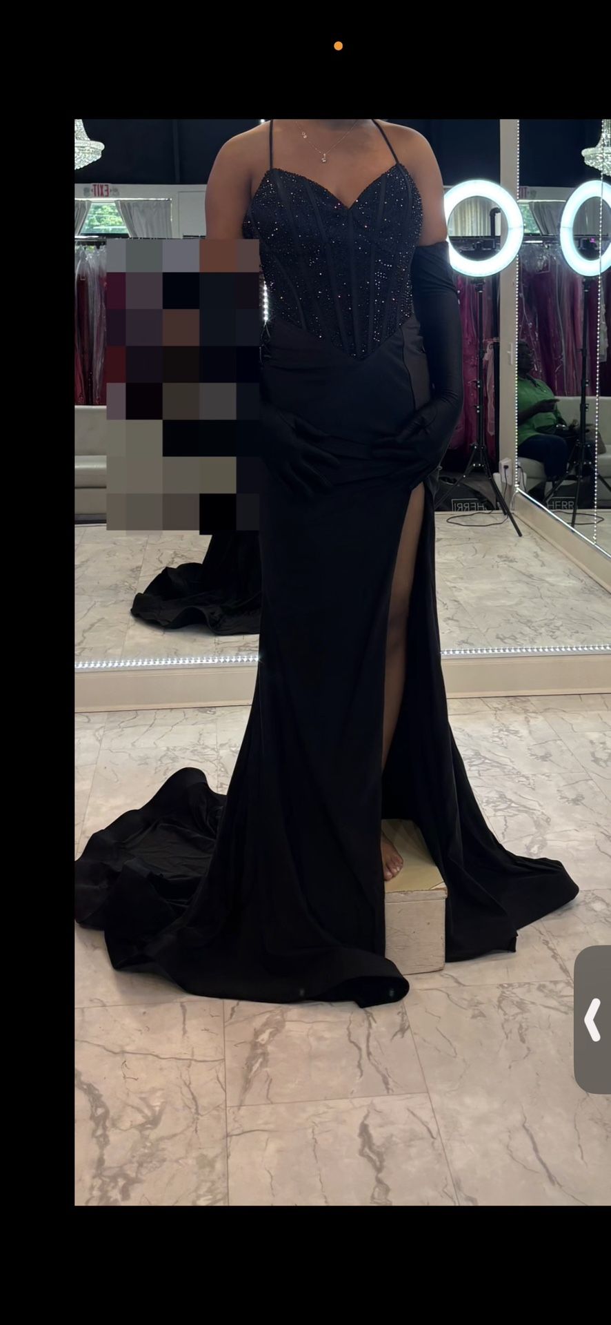 Elegant Jovani Black Prom Dress- Worn Once!