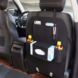 Car Seat Organizer w/Foldable Tray (Set of 2) Opened but NOT USED