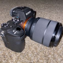 Sony A7ii Mirrorless Camera w kit Lens + Batteries & charger 