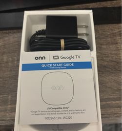 onn. 4K Google TV Device - Brand New