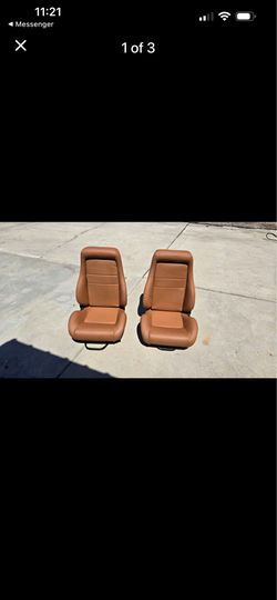 NEW bucket seats with manual sliders low back NEW