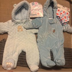 Baby Boy Snowsuit Bundle – 2 Piece