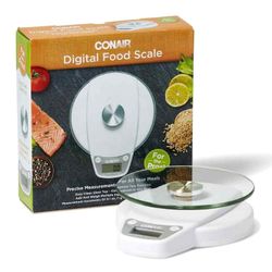 New Digital Kitchen Food Scale Large LCD Screen Displays Weight in 0.1 oz. Increments up to 11 lbs. Capacity, Use & Care Guide and Battery Included 

