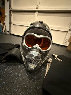 Polaris Motocross / Off-Road Helmet Package (XL) – Helmet, Gogles, Head Sock & Cover