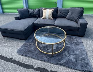Blue Sectional Couch