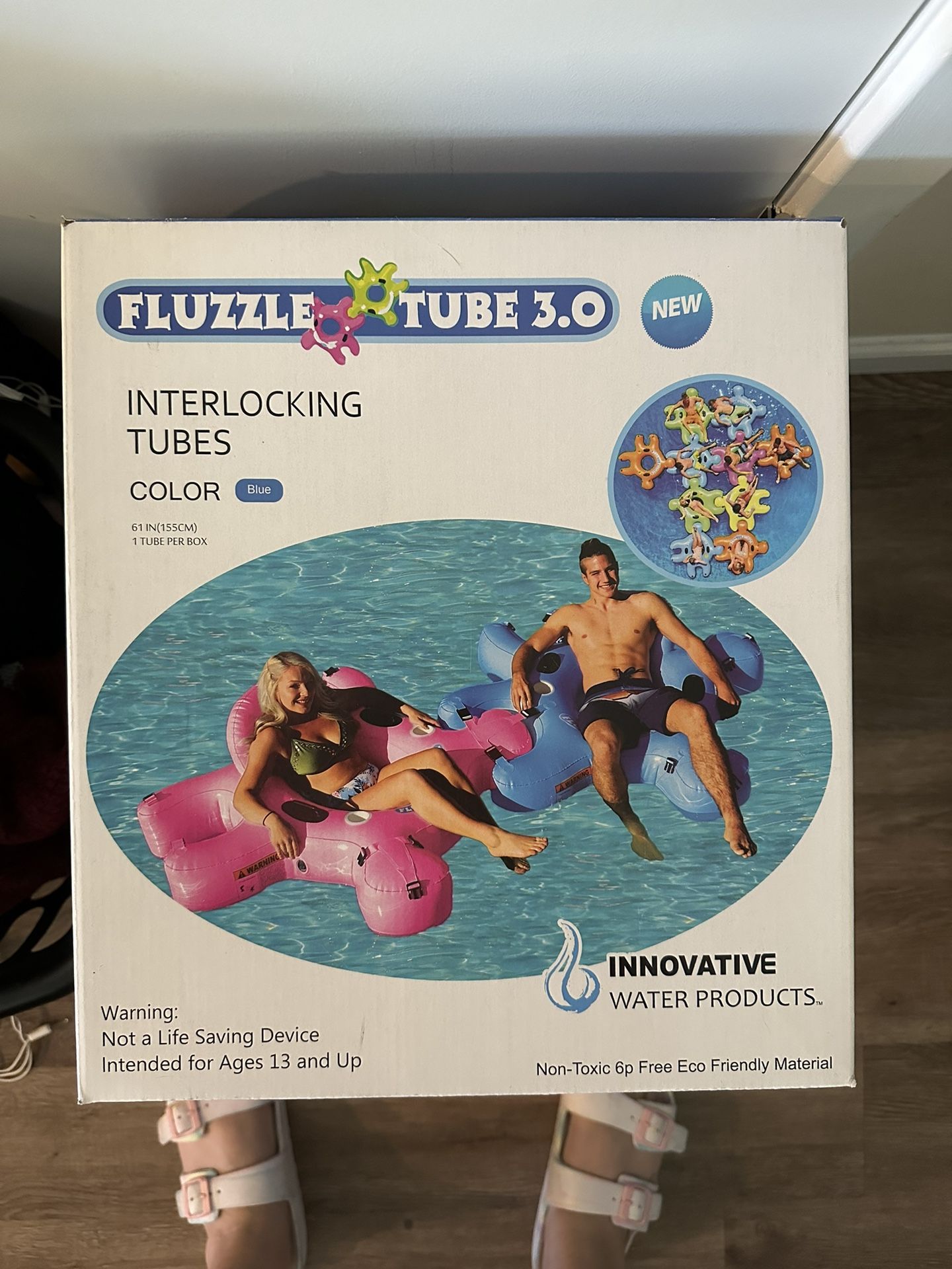 Lake/River Rafting tube Bundle With Cooler