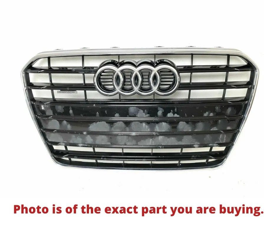 2013 2014 2015 2016 AUDI A5 FRONT UPPER GRILLE GRILL WITHOUT PARK ASSIST OEM