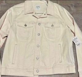 Womens Jean jacket size lrg new with tags