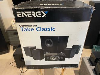 Energy Take Classic 5.1 Home Theater System - Excellent Condition, CIB