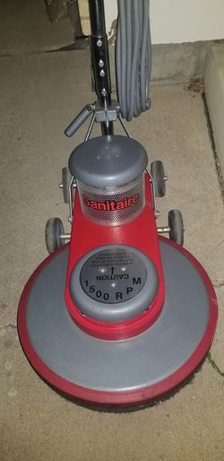 Sanitaire 20"Commercial Floor Burnisher 1.5hp 1,500 RPM (Like New) W/Lots Of Extra Pads