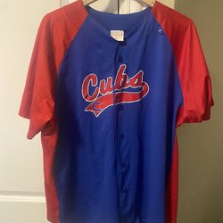 Off the Bench Chicago Cubs MLB XL Extra Large Fast Ship Ball Jersey 80s / 90s 