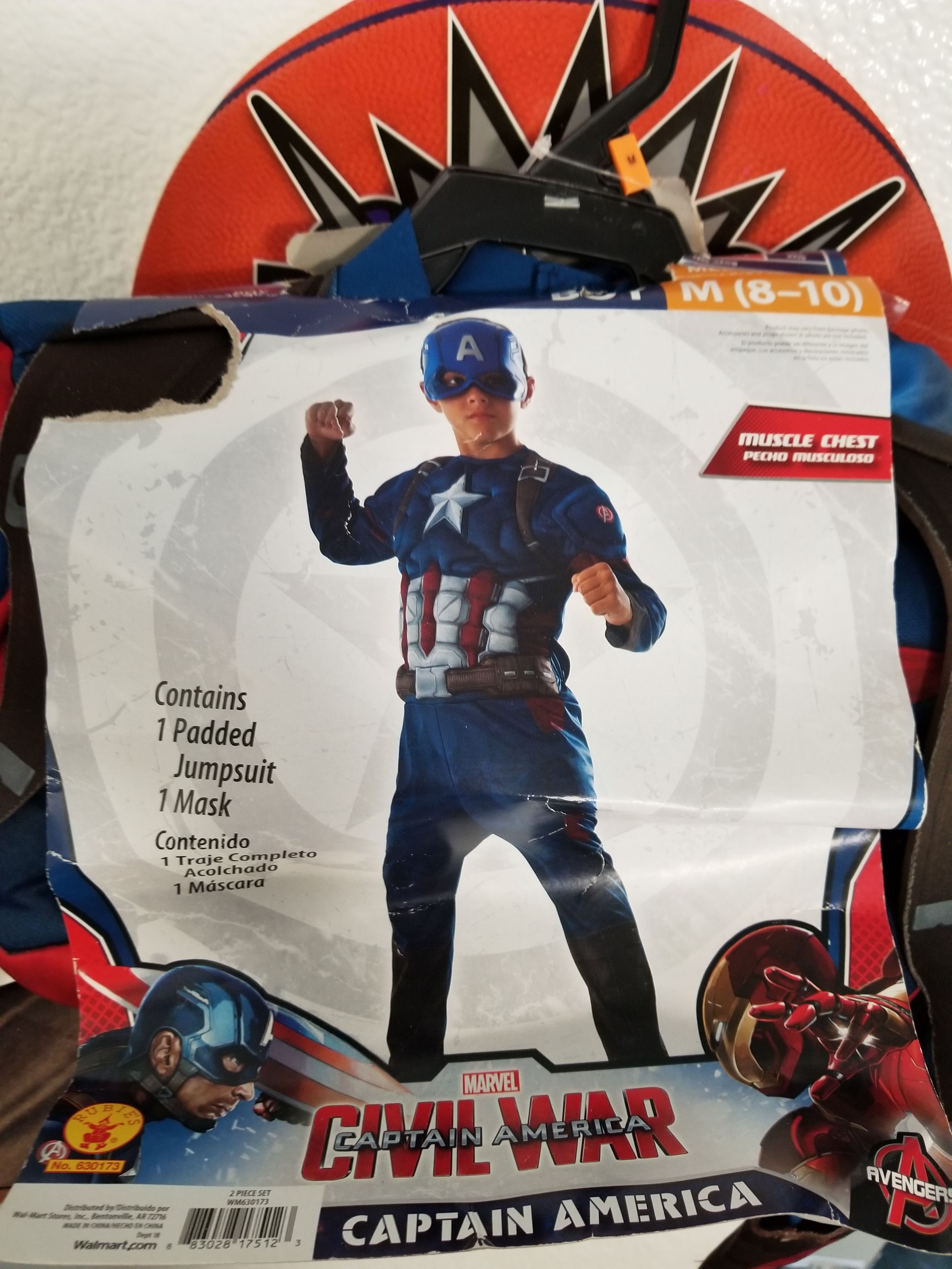 Halloween costume Civil war Captain America