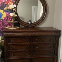 RTG Cindy Crawford Collection Dresser And Mirror