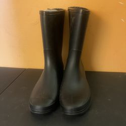Brand new! Evshine Women’s Black Rain Boots Size 39 SUPER CUTE & Comfortable